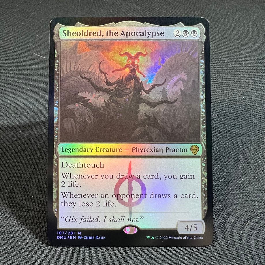 1-105.jpg Sheoldred, the Apocalypse regular foil MTG Proxy Cards - Image 1