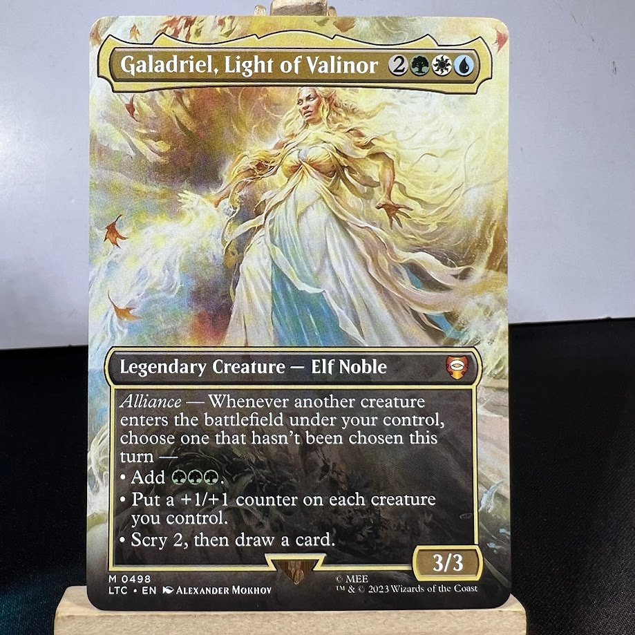 1-111-1.jpg Galadriel, Light of Valinor 0498 MTG Proxy Cards - Image 1