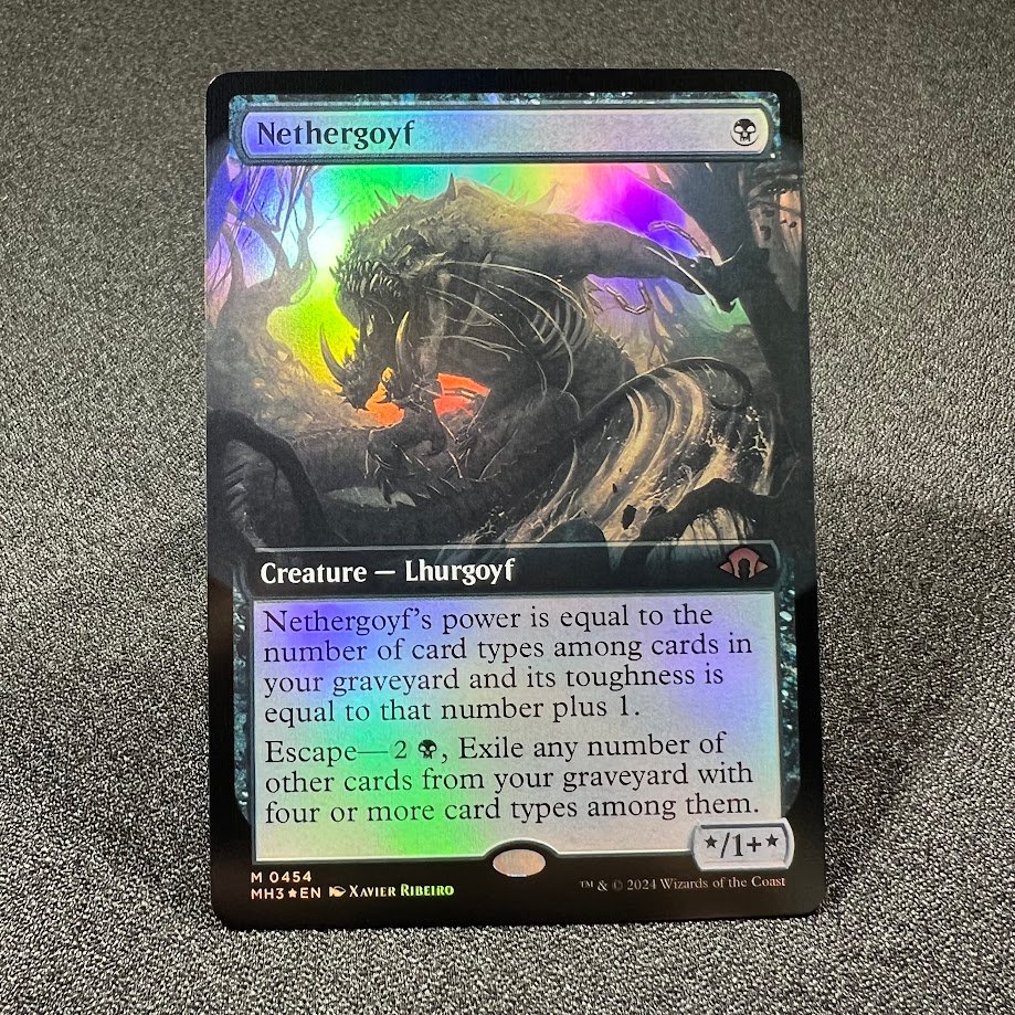 1-115.jpg Nethergoyf #454 foil MTG Proxy Cards - Image 1