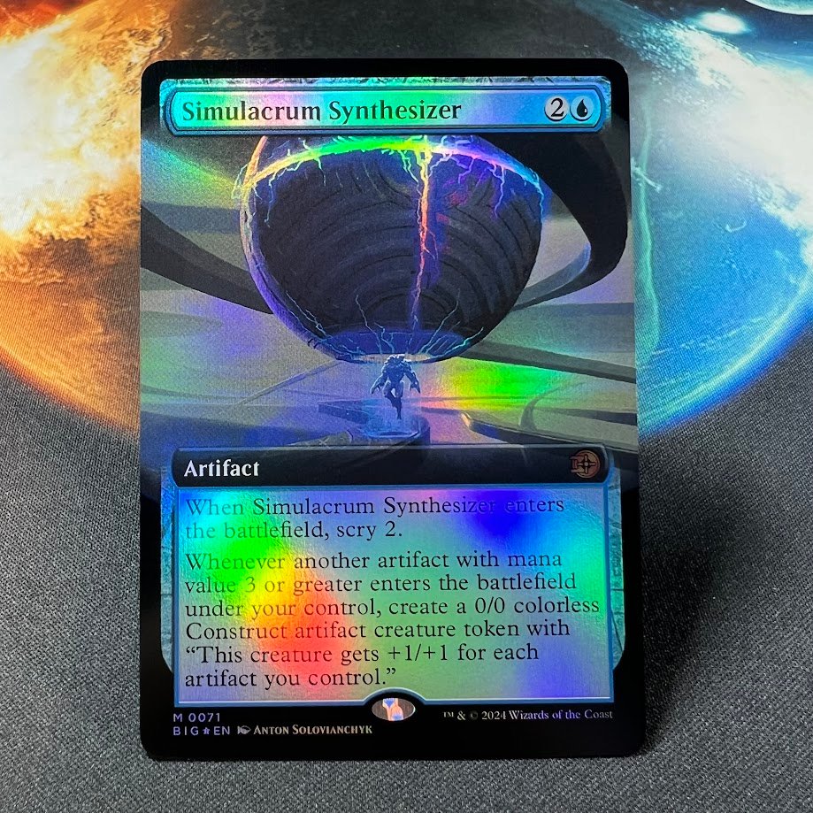 1-126.jpg Simulacrum Synthesizer #71 foil MTG Proxy Cards - Image 1