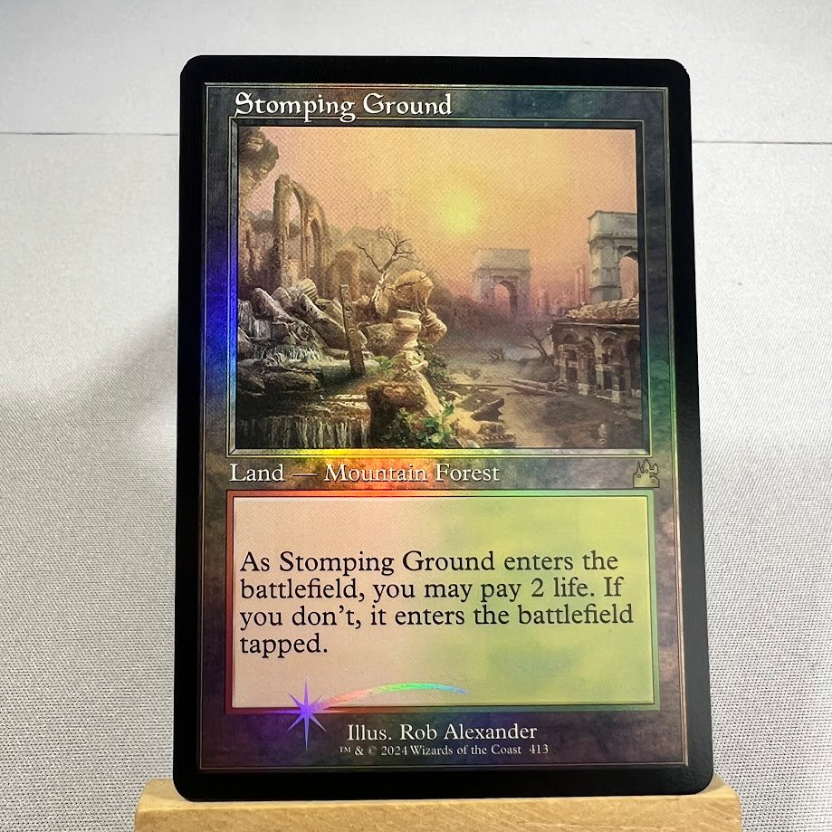 1-130.jpg Stomping Ground RVR Old Frame foil MTG Proxy Cards - Image 1