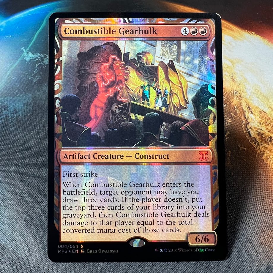 1-2-1.jpg Combustible Gearhulk Foil MTG Proxy Cards - Image 1