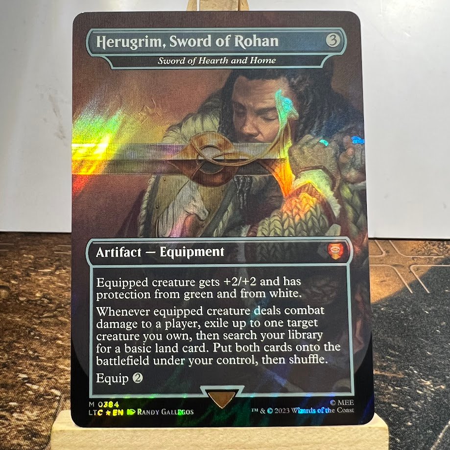 1-25.jpg Herugrim, Sword of Rohan Foil MTG Proxy Cards - Image 1