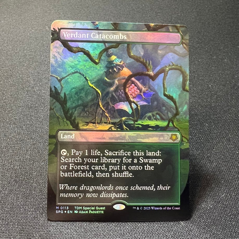 1-33.jpg Verdant Catacombs SPG #113 foil MTG Proxy Cards - Image 1