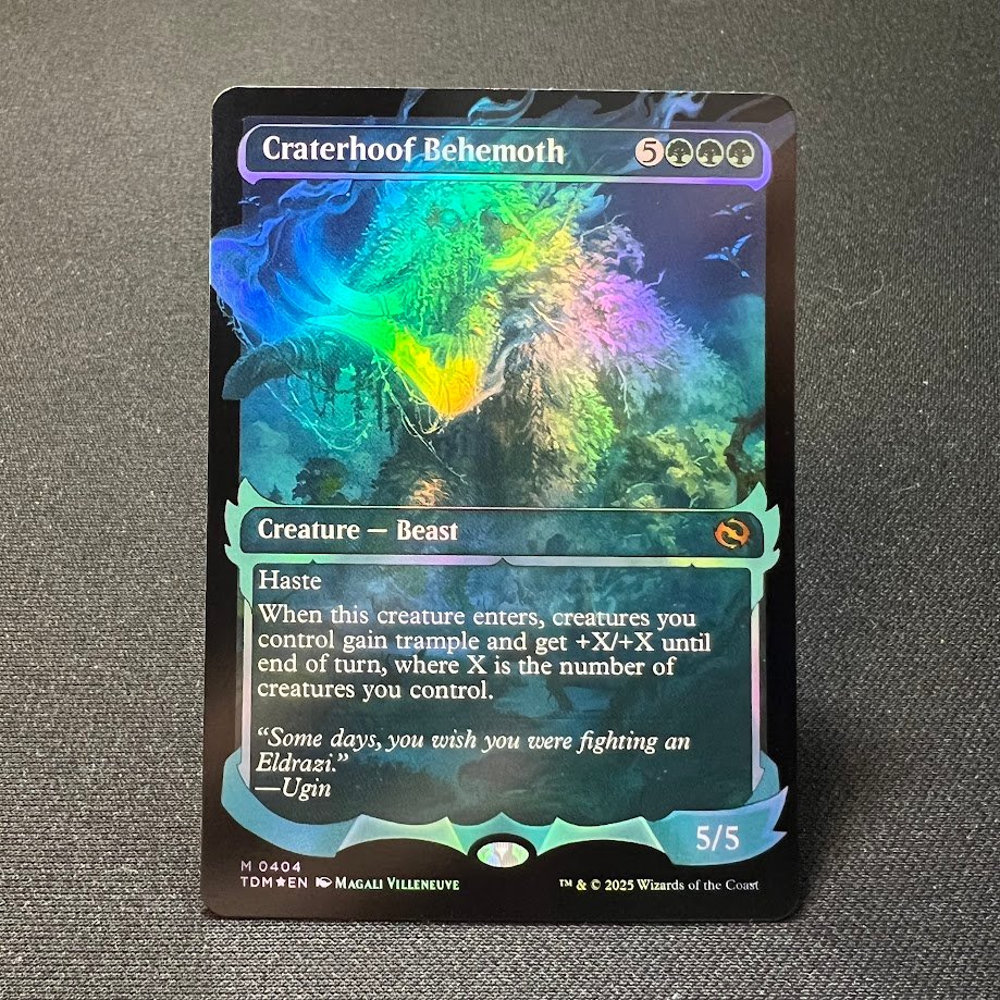 1-36.jpg Craterhoof Behemoth #404 foil MTG Proxy Cards - Image 1