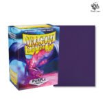 100 PCS/BOX Matte Purple Dragon Shield Cards Sleeves - Image 2