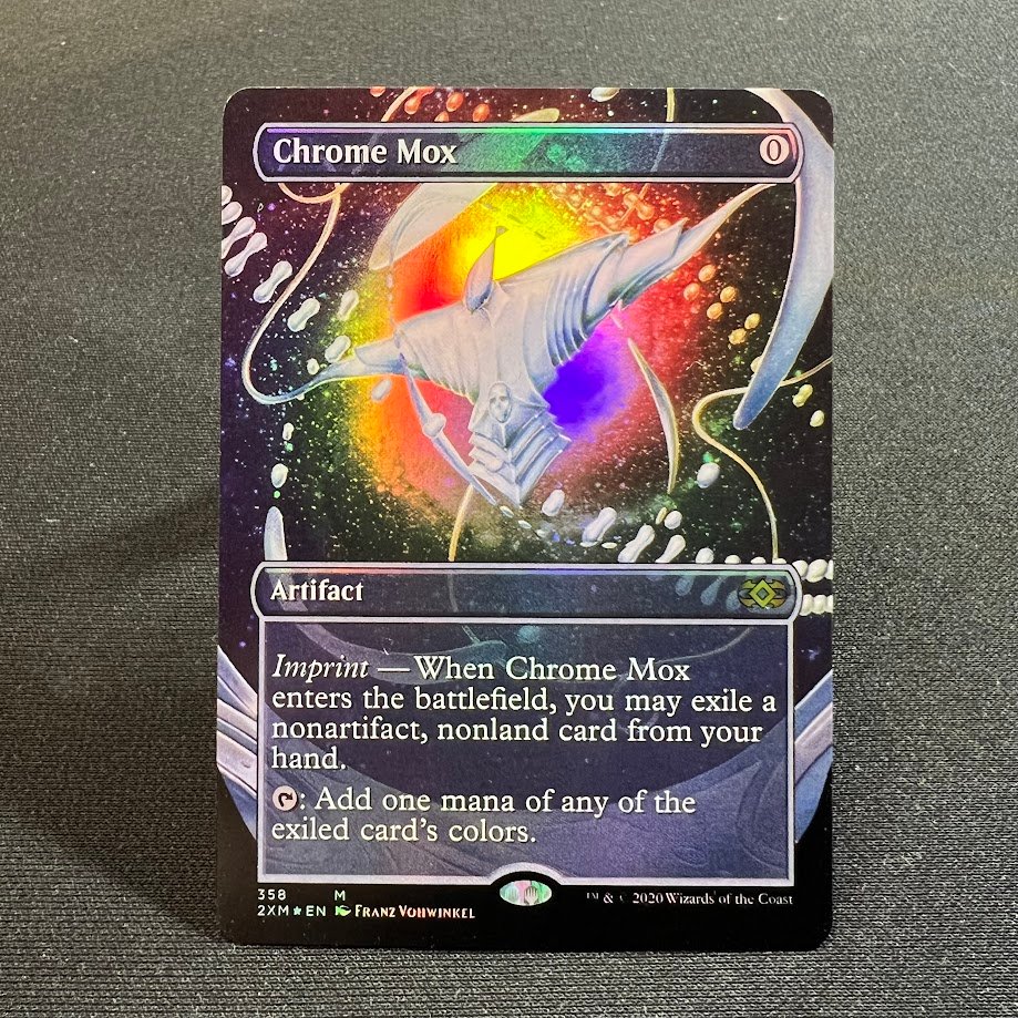 1-52.jpg Chrome Mox Box Topper 2XM Foil MTG Proxy Cards - Image 1