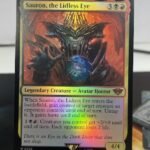 Sauron, the Lidless Eye foil MTG Proxy Cards