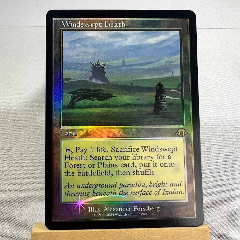 2-111.jpg Windswept Heath MH3 Retro frame Foil MTG Proxy Cards - Image 1