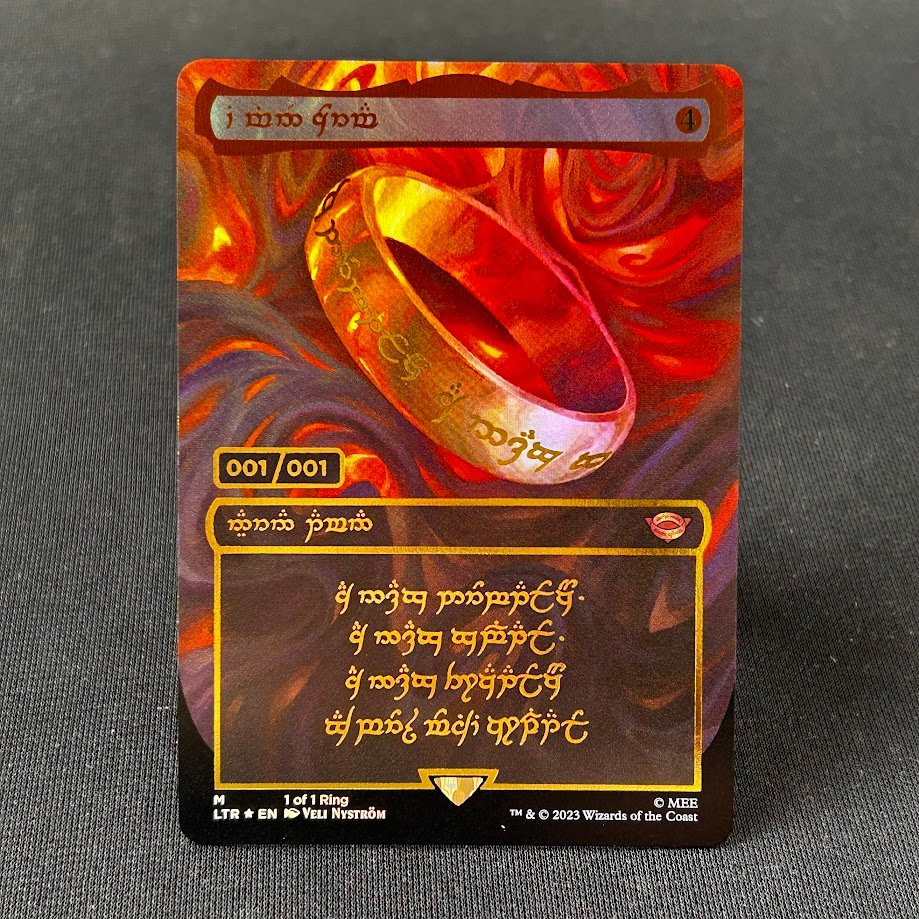 2-121-1.jpg The One Ring LTR #001 (raised foil) MTG Proxy Cards - Image 1