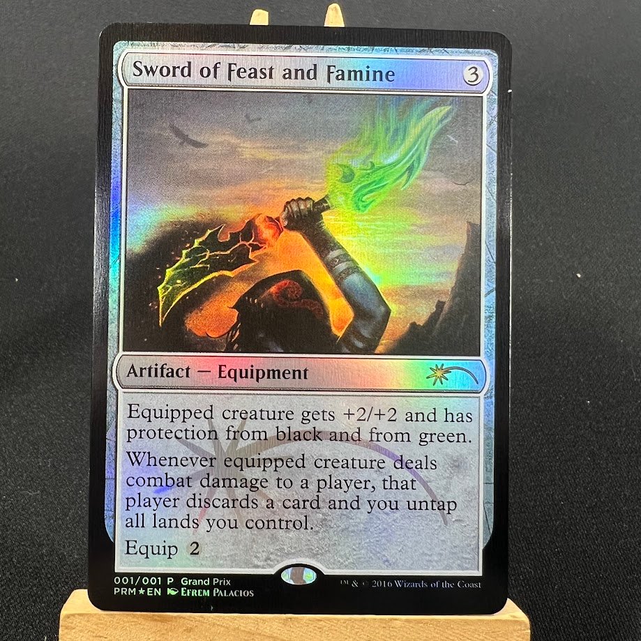 2-131.jpg Sword of Feast and Famine Grand Prix Promos Foil MTG Proxy Cards - Image 1