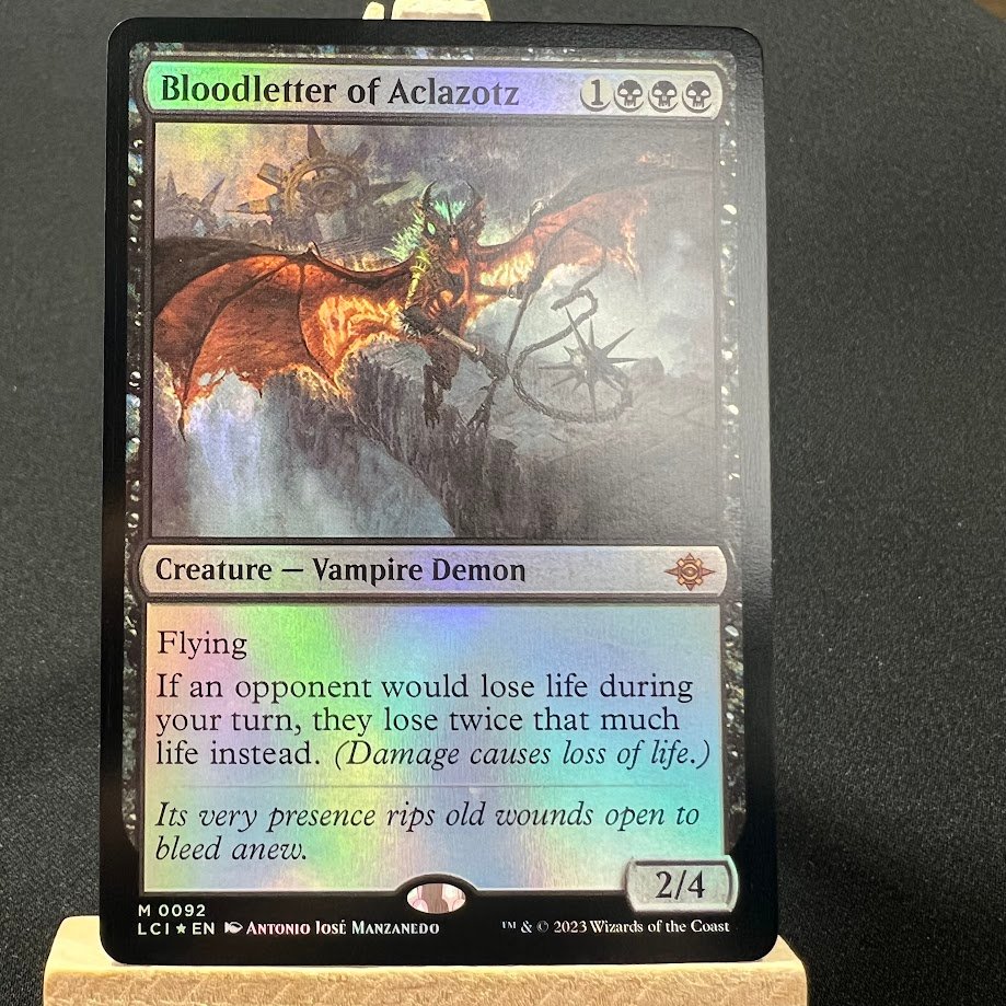 2-146.jpg Bloodletter of Aclazotz 92 foil MTG Proxy Cards - Image 1