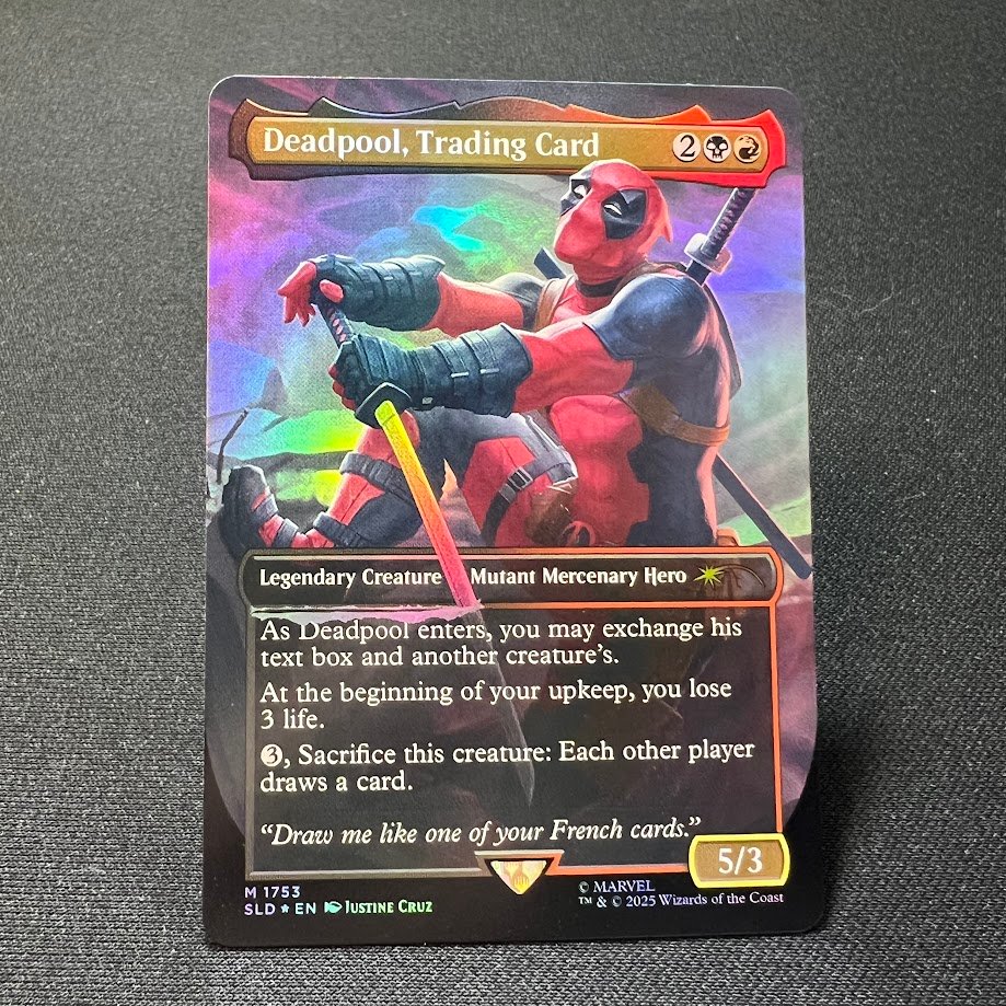 2-26.jpg Deadpool, Trading Card SLD #1753 foil MTG Proxy Cards - Image 1