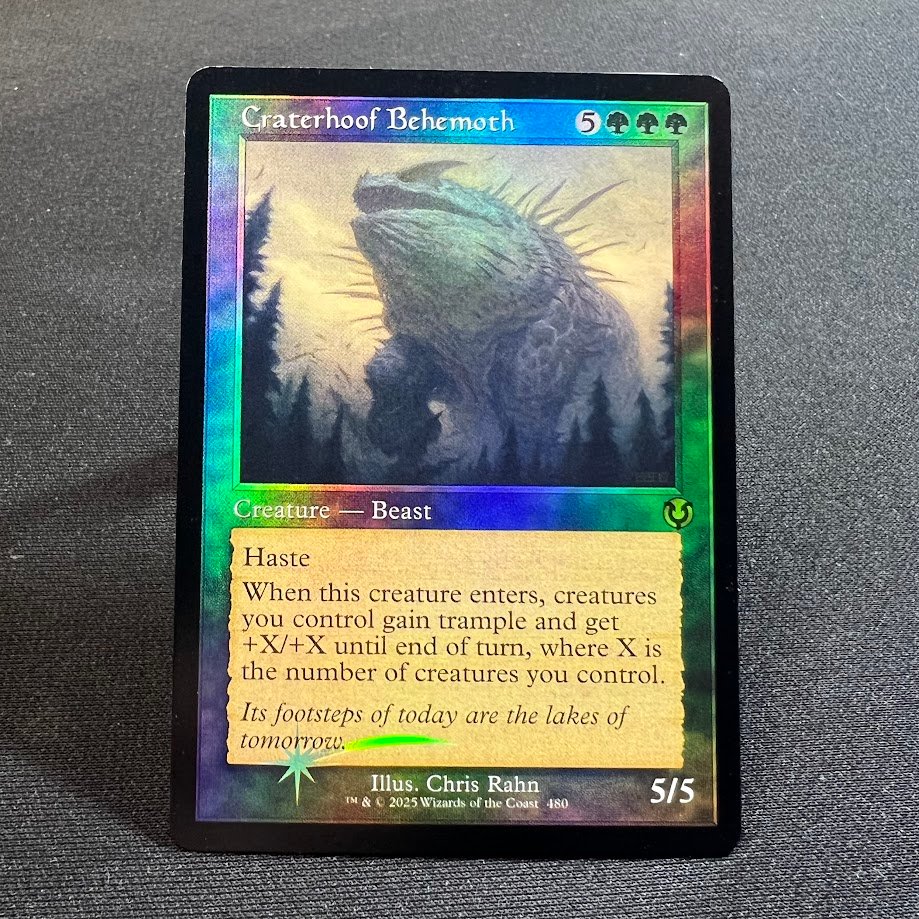 2-33.jpg Craterhoof Behemoth 480 Foil MTG Proxy Cards - Image 1