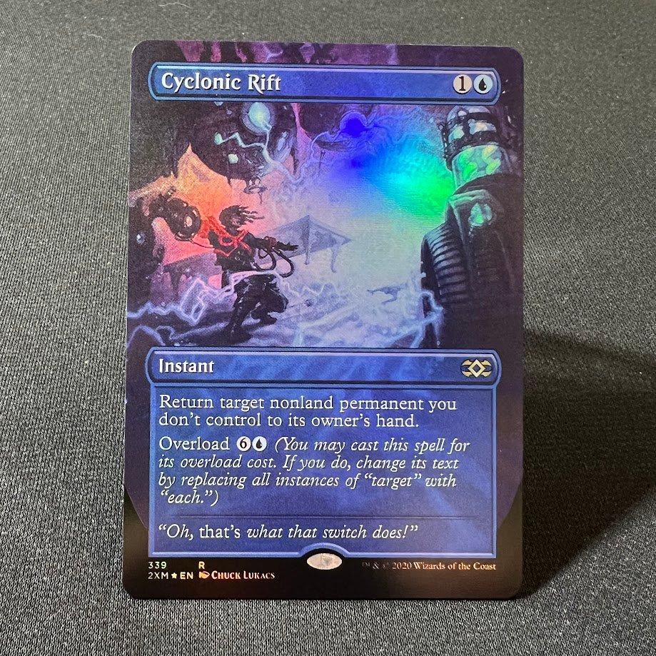 2-58.jpg Cyclonic Rift 2xm box topper foil MTG Proxy Cards - Image 1