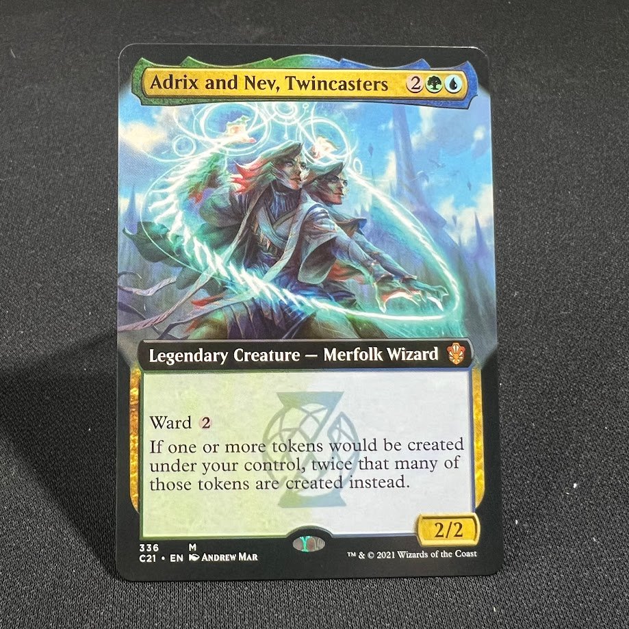 2-71-1.jpg Adrix and Nev, Twincasters C21 #336 MTG Proxy Cards - Image 1