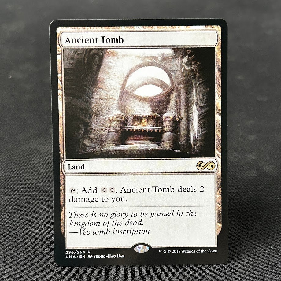 2-9-1.jpg Ancient Tomb UMA holo MTG Proxy Cards - Image 1