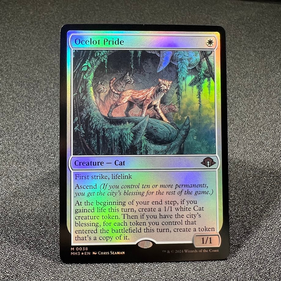 2-96.jpg Ocelot Pride #38 foil MTG Proxy Cards - Image 1