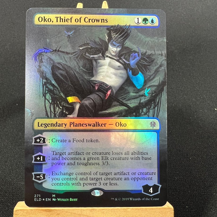 3-101.jpg Oko, Thief of Crowns borderless foil MTG Proxy Cards - Image 1