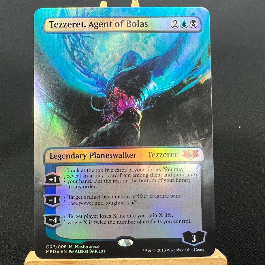3-102.jpg Tezzeret, Agent of Bolas Mythic Edition Foil MTG Proxy Cards - Image 1