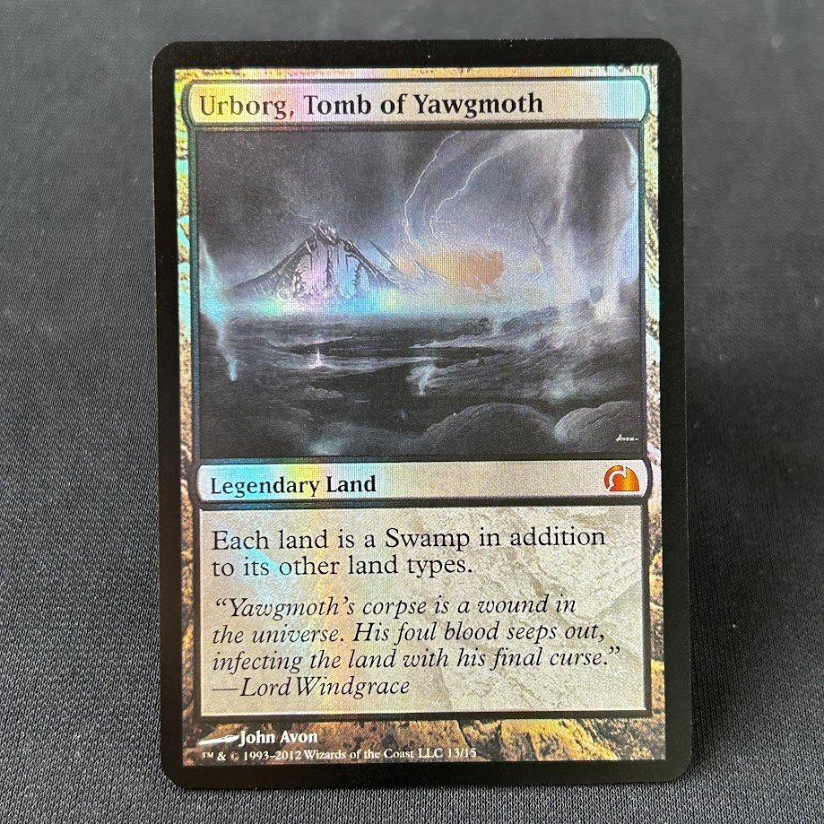 3-13.jpg Urborg, Tomb of Yawgmoth V12 Foil MTG Proxy Cards - Image 1