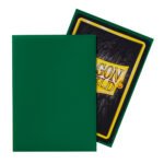 100 PCS/BOX Matte Green Dragon Shield Cards Sleeves - Image 3