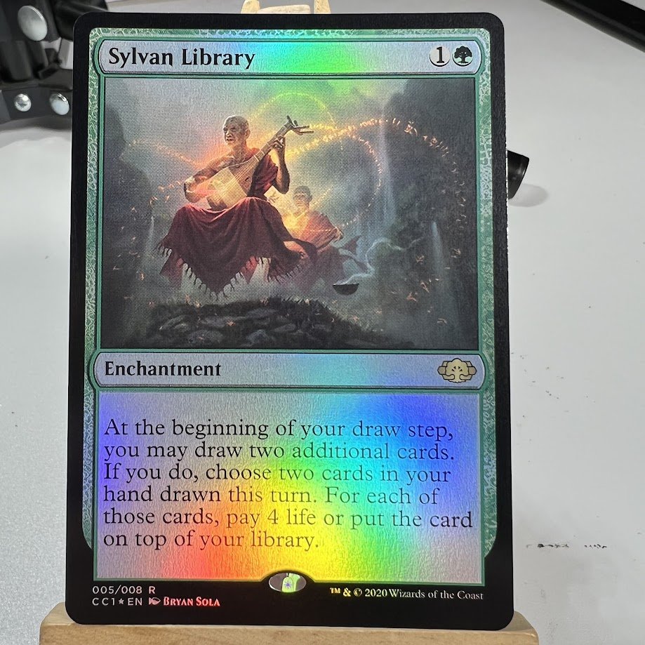 3-17-1.jpg Sylvan Library CC1 foil MTG Proxy Cards - Image 1