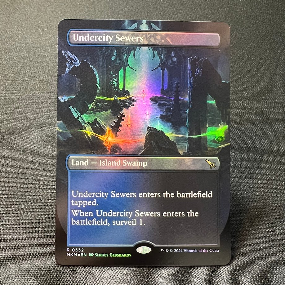3-18.jpg Undercity Sewers borderless foil MTG Proxy Cards - Image 1