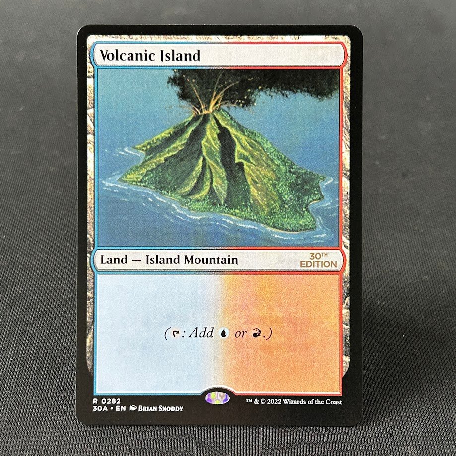 3-19-1.jpg Volcanic Island 30th holo MTG Proxy Cards - Image 1
