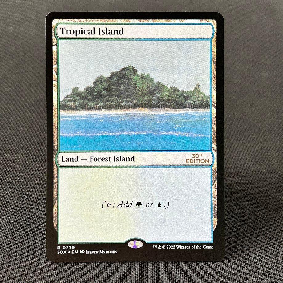 3-20-1.jpg Tropical Island 30th holo MTG Proxy Cards - Image 1