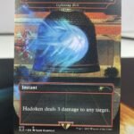 Lightning Bolt(Hadoken) none foil MTG Proxy Cards