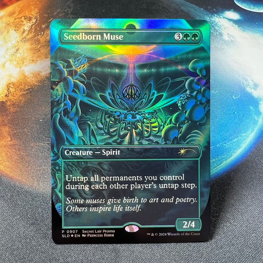 3-79.jpg Seedborn Muse SLD 907 foil MTG Proxy Cards - Image 1