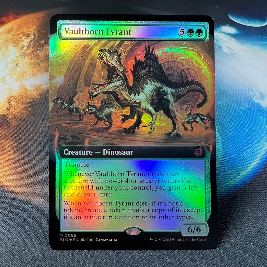 3-82.jpg Vaultborn Tyrant #85 foil MTG Proxy Cards - Image 1