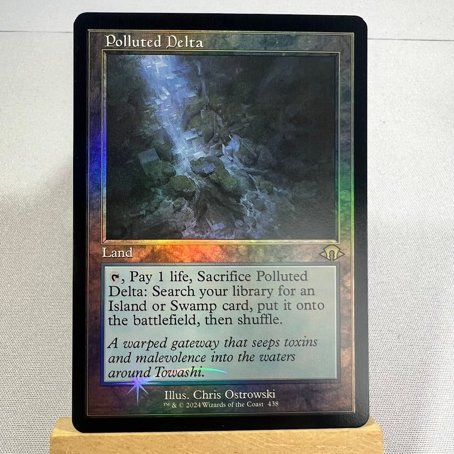 3-83.jpg Polluted Delta MH3 Retro frame Foil MTG Proxy Cards - Image 1