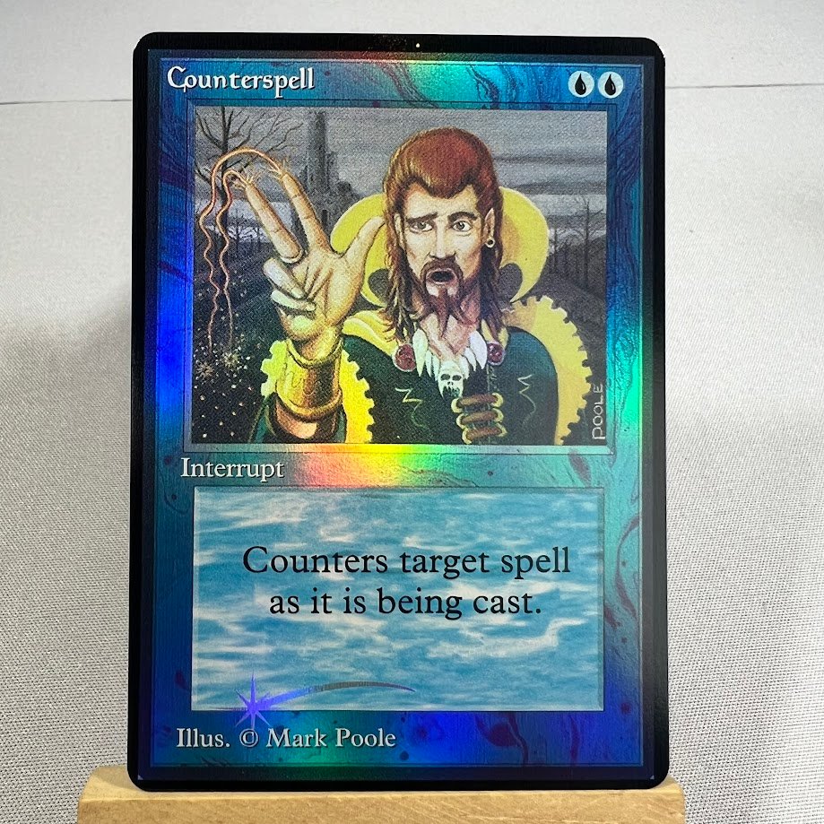 3-85.jpg Counterspell Beta Foil Vintage MTG Proxy Cards - Image 1