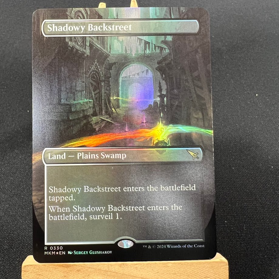 3-97.jpg Shadowy Backstreet (MKM) 330 foil MTG Proxy Cards - Image 1