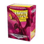 100 PCS/BOX Matte Magenta Dragon Shield Cards Sleeves