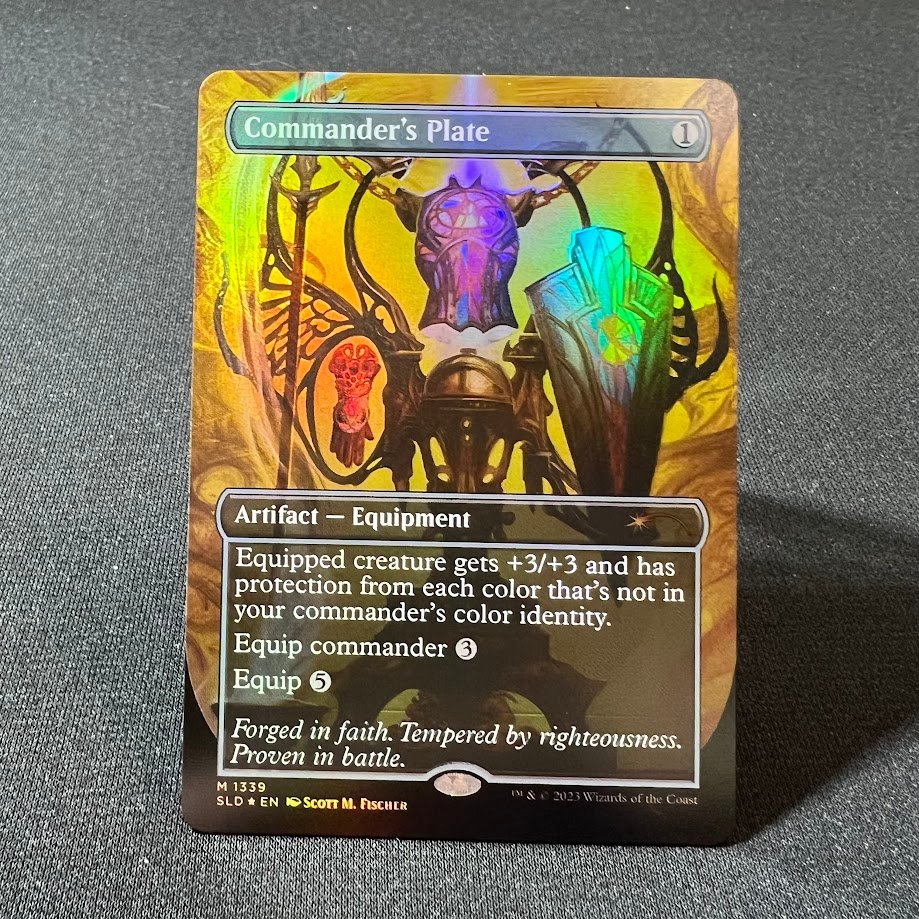 4-17.jpg Commander's Plate 1339 SLD foil MTG Proxy Cards - Image 1