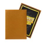100 PCS/BOX Matte Gold Dragon Shield Cards Sleeves - Image 3