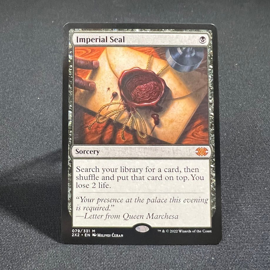 4-48-1.jpg Imperial Seal 2x2 regular holo MTG Proxy Cards - Image 1