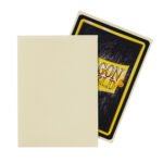 100 PCS/BOX Matte Ivory Dragon Shield Cards Sleeves - Image 3