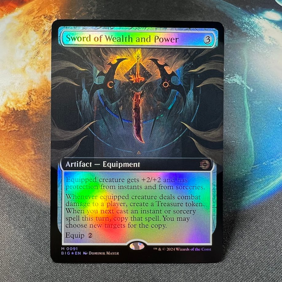 4-52.jpg Sword of Wealth and Power #91 foil MTG Proxy Cards - Image 1