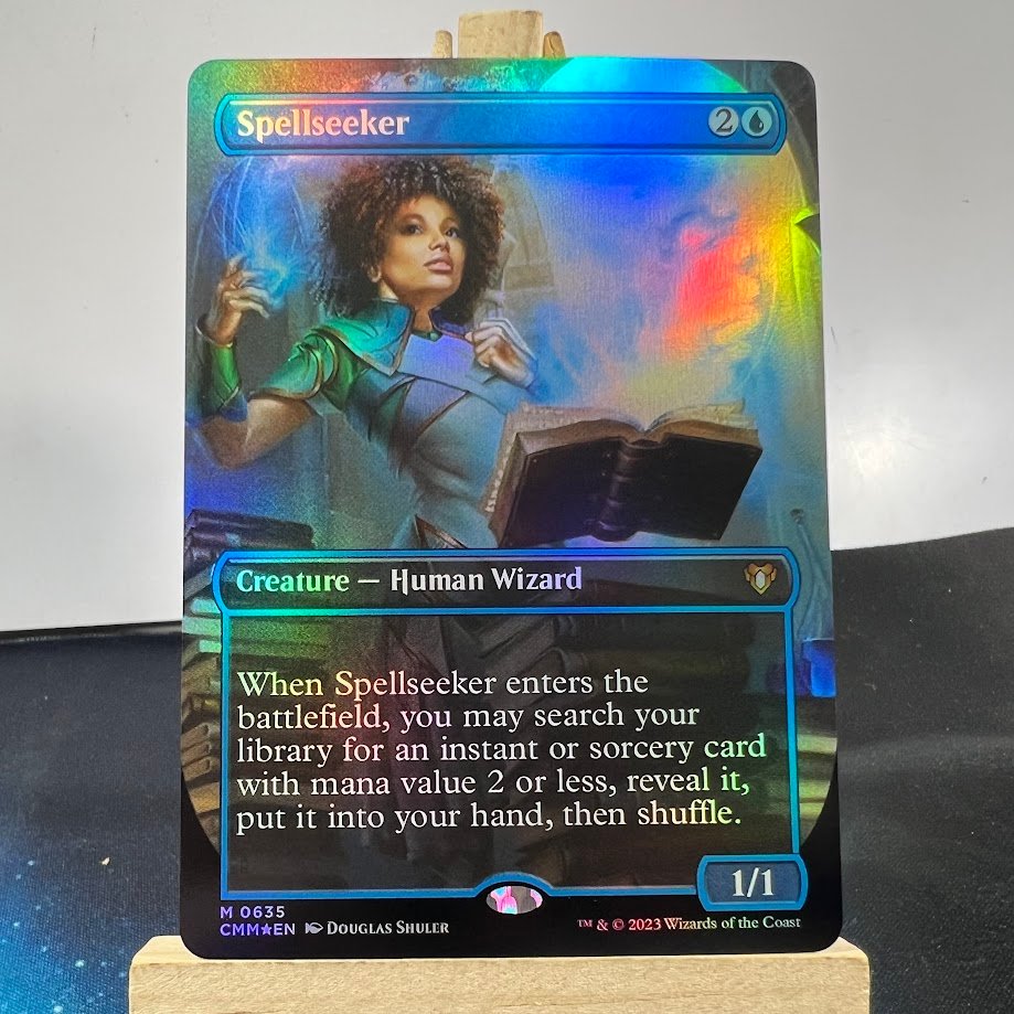 4-90.jpg Spellseeker 0635 foil CMM MTG Proxy Cards - Image 1