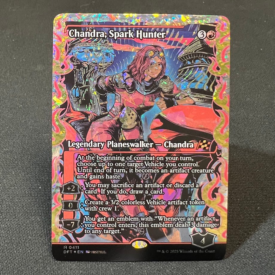 411-3.jpg Chandra, Spark Hunter #411 Foil MTG Proxy Cards - Image 1