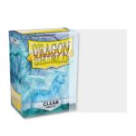 100 PCS/BOX Matte Clear Dragon Shield Cards Sleeves - Image 2