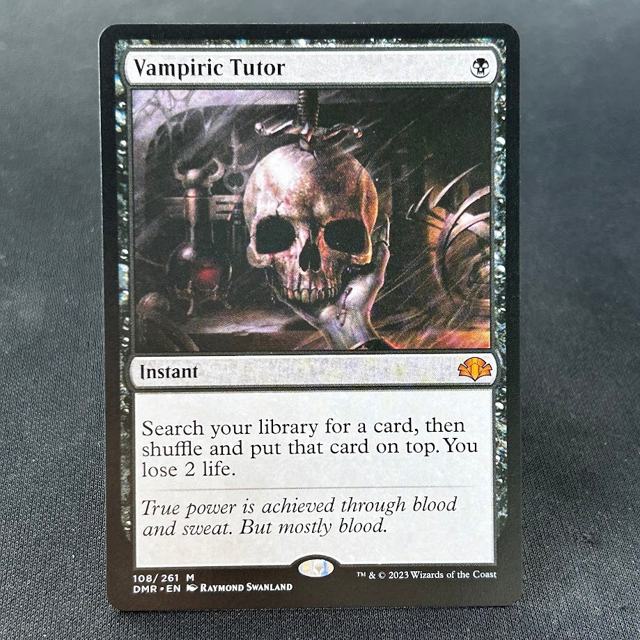 5-27-1.jpg Vampiric Tutor DMR #108 MTG Proxy Cards - Image 1