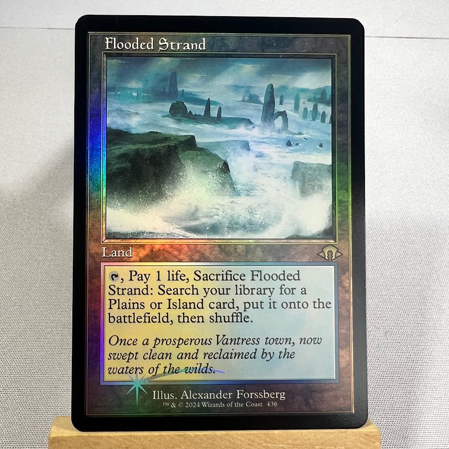 5-38.jpg Flooded Strand MH3 Retro frame Foil MTG Proxy Cards - Image 1