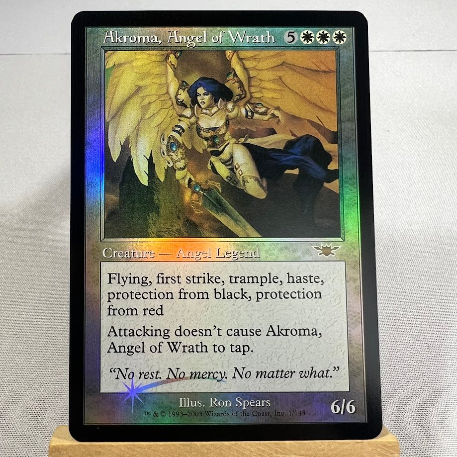 5-40.jpg Akroma, Angel of Wrath LGN foil MTG Proxy Cards - Image 1
