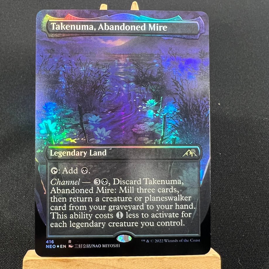 5-47.jpg Takenuma, Abandoned Mire borderless foil MTG Proxy Cards - Image 1