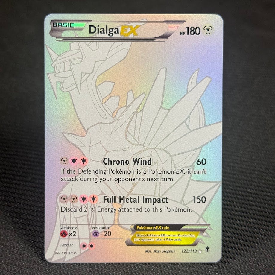 5-55.jpg Dialga-EX · Phantom Forces (PHF) #122 Pokemon Proxy Cards - Image 1